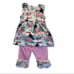 Toucan boutique set ruffles